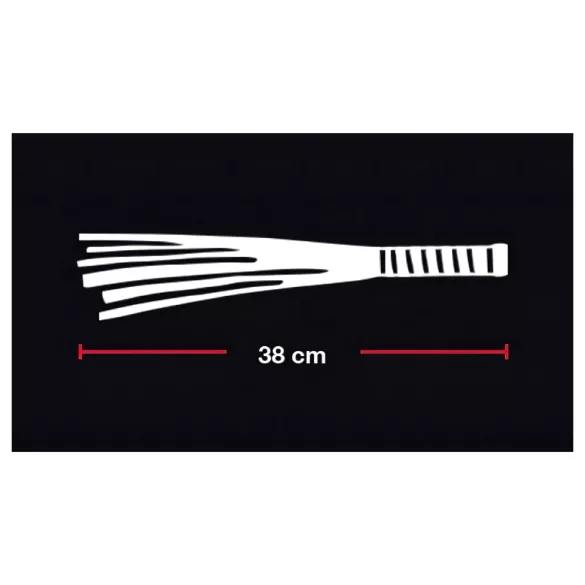 Bad Kitty - Velour Peitsche (rot)