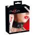 Bad Kitty - Silikon Halsband & Leine (schwarz)