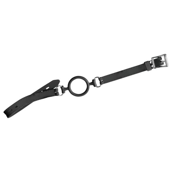 Bad Kitty - Silikon-Mundknebelring (schwarz)