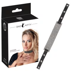 Bad Kitty - Strassshalsband (Schwarz)