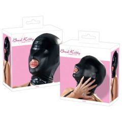 Bad Kitty - glänzende Maske mit Mundöffnung (S-L)