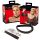 Bad Kitty - Herz Halsband & Metall-Leine (Schwarz)