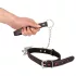 Bad Kitty - Herz Halsband & Metall-Leine (Schwarz)