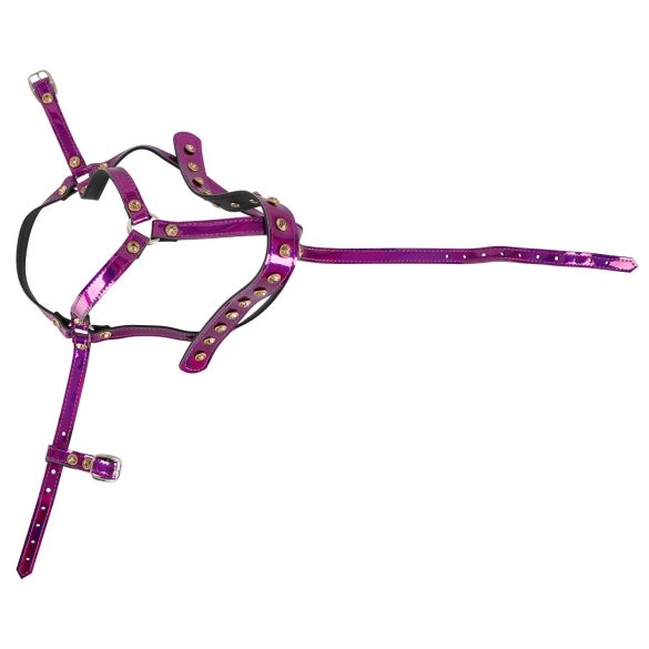 Bad Kitty - Strass-Kopfgeschirr (Rosa)