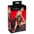 Bad Kitty - Rotes Bettfessel-Set aus Kunstleder mit Klettverschluss