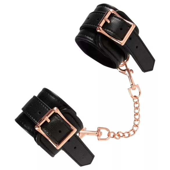 Bad Kitty - Fesseln mit Kette (schwarz-rosegold)
