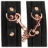 Bad Kitty - Fesseln mit Kette (schwarz-rosegold)