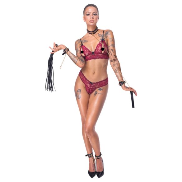 Bad Kitty - Bondage-Set - 6-teilig (schwarz)