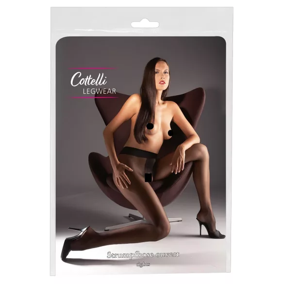 Cottelli - Satinierte Sex Strümpfe