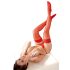Cottelli - Satinsatin-Strümpfe (rot) - 3/M-L