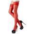 Cottelli - Satinsatin-Strümpfe (rot) - 4/L