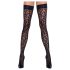 Cottelli Legwear - Leopardenmuster Strümpfe (schwarz) - 3