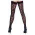 Cottelli Legwear - Leopardenmuster Strümpfe (schwarz) - 3