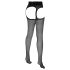 Cottelli - Sexy Strumpfhose mit Spitze (schwarz)