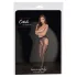 Cottelli Legwear - Offene, glänzende Strümpfe - Schwarz (S-L)