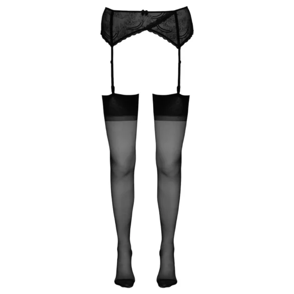Cottelli - Rückennaht-Strumpfhose mit hohem Fersenabschluss (schwarz) - 7