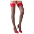 Cottelli - Strapsstrümpfe rot Spitze (schwarz)