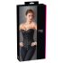 Cottelli - Besticktes Party-Korsett (Schwarz) - 2XL