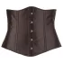 Cottelli Plus Size - Satin Korsett (schwarz) - 2XL