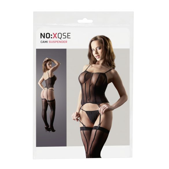 NO:XQSE - Transparenter, gestreifter Set (S-L)