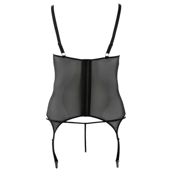 Cottelli - Feminines Blumenoberteil für Kurven (Schwarz)