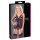 Cottelli - Spitzen-Top mit offenem Design und Tanga (schwarz) - M