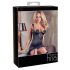 Abierta Fina - Glänzendes Ketten-Set (schwarz) - 85C/XL