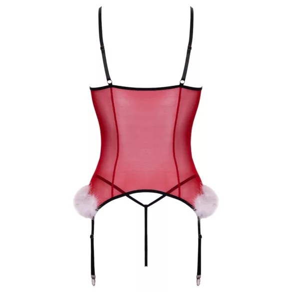 Cottelli - Weihnachts-Dessous-Set (Rot) - L/XL