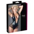 Cottelli - Glänzender Netz-Body (schwarz) - M