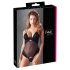 Cottelli - Samtweicher, variabler Body (schwarz)