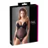 Cottelli - Samtiger, vielseitiger Body (schwarz)