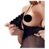 Cottelli - Samtweicher, variabler Body (schwarz)