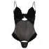 Cottelli - Samtiger, vielseitiger Body (schwarz) - 80C/M