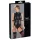 Cottelli Bondage - Ärmeloser, glänzender Body & Armfessel (Schwarz) - L