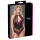 Cottelli Plus Size - Blumen-Body (schwarz-lila) - 4XL