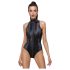 Cottelli Party - Schlangenhautmuster Body (schwarz)