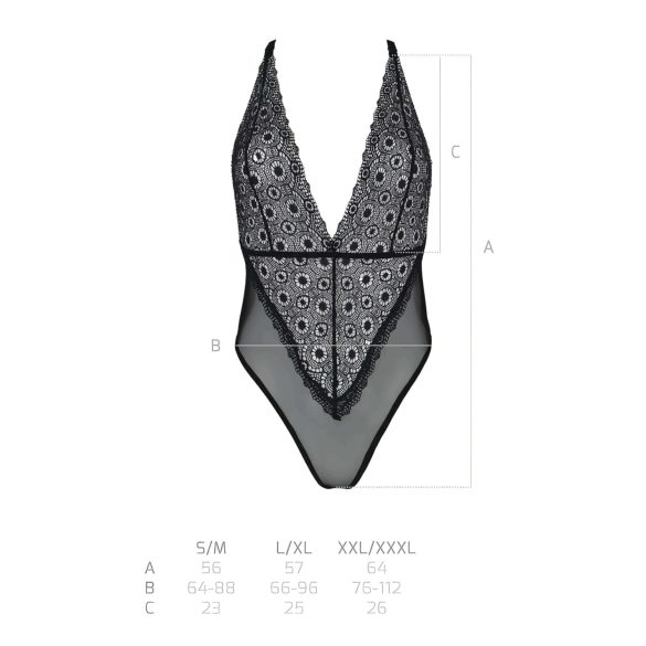 Passion Eco Zinnia - Spitzen-Body (schwarz)