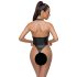 / Cottelli Party - Glänzender Neckholder-Body (Schwarz) - L