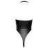 / Cottelli Party - Glänzender Neckholder-Body (Schwarz) - XL