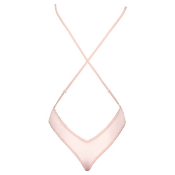 Kissable - Tief ausgeschnittener Spitzenbody (pink)