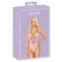 Kissable - Body mit Rosenspitze (Pink) - L/XL