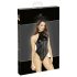 Noir - Glänzender Neckholder-Body (Schwarz)