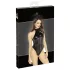 Noir - glänzender Neckholder-Body (schwarz) - XL