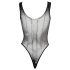 Cottelli - Glitzer-Netz Body (Schwarz) - (S-L)
