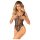 Obsessive B336 - Transparenter, offener Netz-Body (Schwarz) - S-L