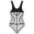 Obsessive B336 - Transparenter, offener Netz-Body (Schwarz) - S-L