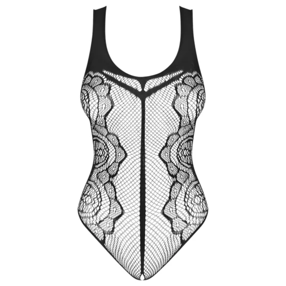 Obsessive B335 - Transparenter, offener Body (schwarz) - S-L