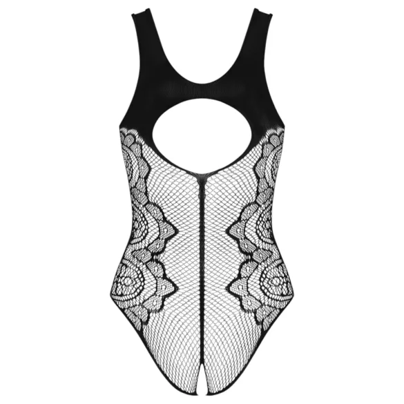 Obsessive B335 - Transparenter, offener Body (schwarz) - S-L