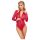 Cottelli - Schlangenhaut-Muster Body (Rot)