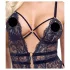 Cottelli - Offener Strapscatsuit (Schwarz) - M